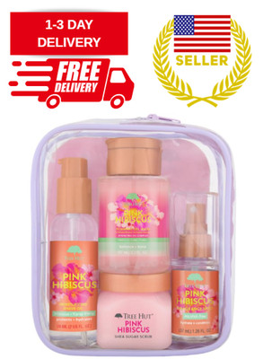 Tree Hut Body Scrub Gift Set Travel Size Body Wash Shave Oil Spa Choose Scent