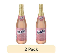  2 pack Welch's Non-Alcoholic Sparkling Ros  Grape Juice Cocktail, 25.4 fl oz