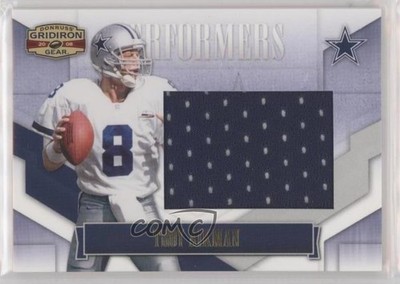 2008 Donruss Gridiron Gear Performers Jumbo Swatch /25 Troy Aikman HOF 10up