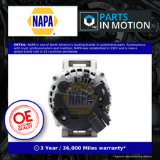 Alternator fits PEUGEOT 508 Mk1 1.6 12 to 18 NAPA 1611627580 9678730980 Quality