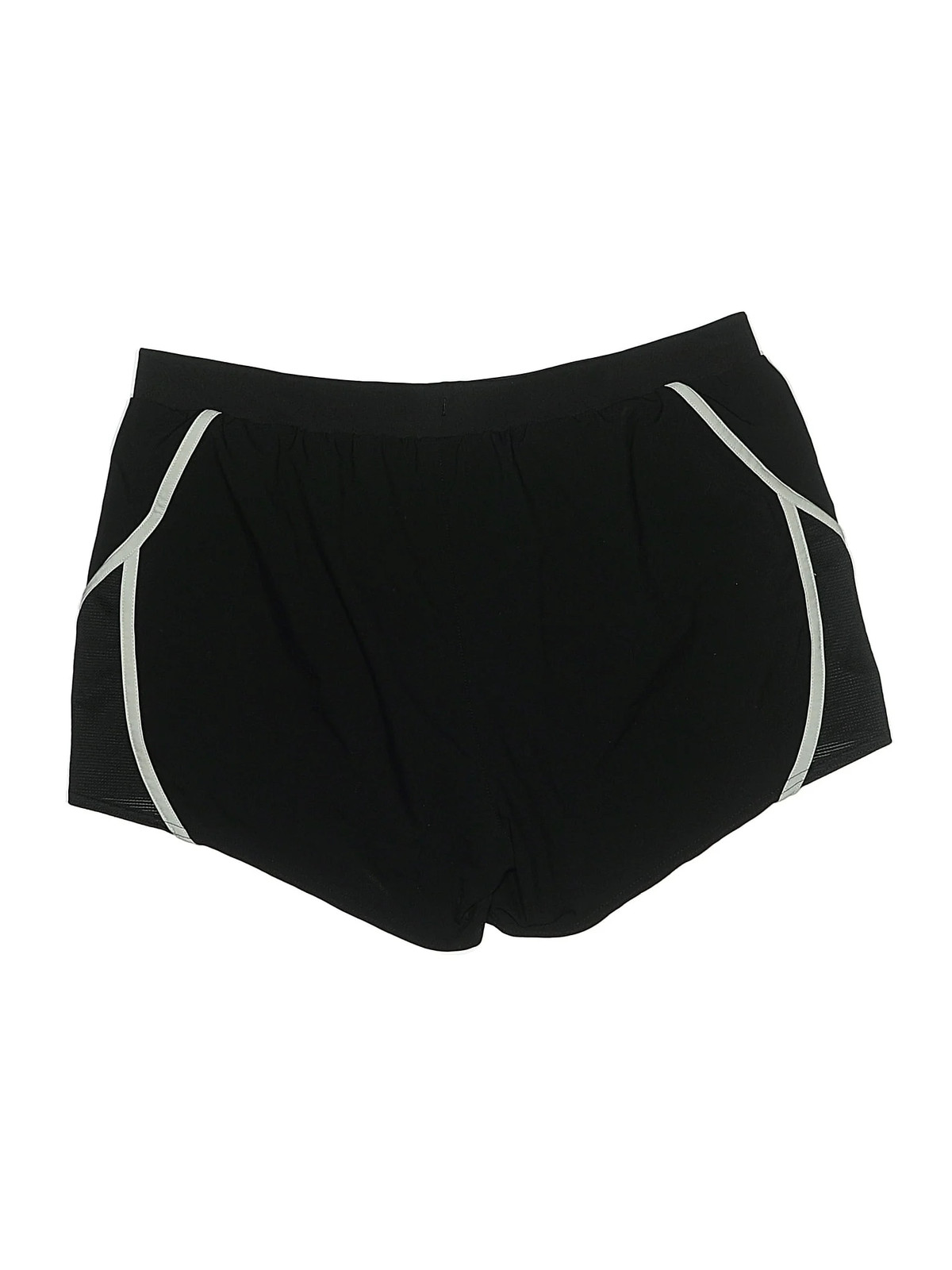 Under Armour Women Black Athletic Shorts L thumbnail 2