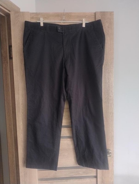 Men Brax Trousers Black Elastane 54