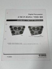 Schema a percussione digitale originale Yamaha DD-65 / YDD-60 NUOVO