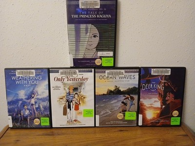 The Tale of the Princess Kaguya (DVD) + Ocean Waves + Deer King + Only Yesterday