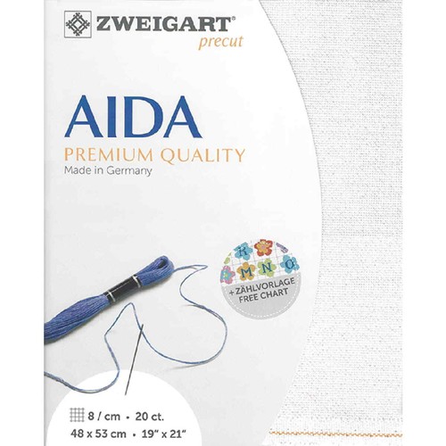 AIDA Zweigart precut 20 ct. Extra Fine Aida 3326 - Picture 4 of 37