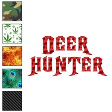 Deer Hunter Hunting, Vinyl Decal Sticker, 40 Patterns  3 Sizes, 195