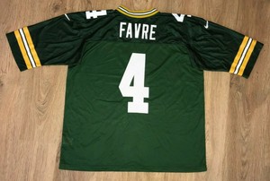 Green Bay Packers 4 Favre Rare Vintage Nike Nfl Jersey Size L Ebay