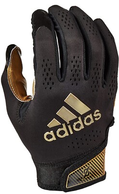 Adidas Adizero 5-Star NFL Football Saints Gloves AF1295 Mens XL