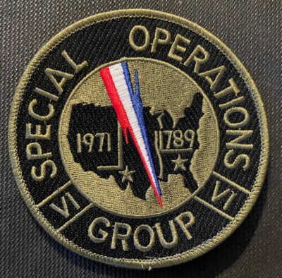 US Marshals Service - Special Edition SOG OD&black +RWB color patch-Very Rare
