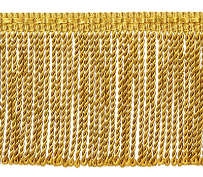 DecoPro Frangia A Bullino Sottile Per Arredamento - 76 Mm, Colore Marrone Sable, Venduta A Metro (91 Cm) - 2