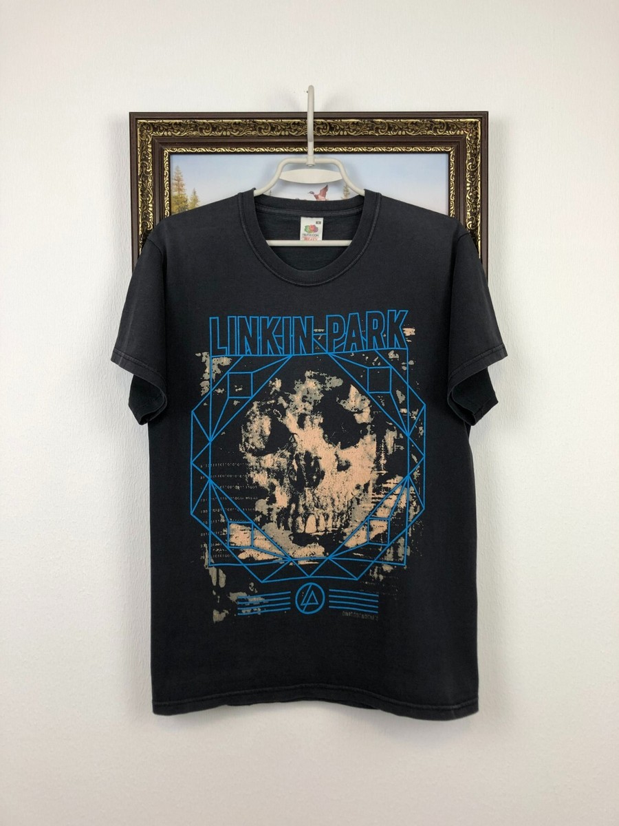 Vintage Linkin Park Band Shirt Tee Rare Jersey Over Print Big Logo
