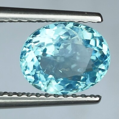 1.00Cts AMAZING NATURAL VIBRATING BLUE APATITE.
