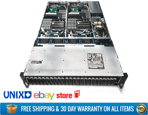 Dell-PowerEdge-C6100-4-Node-24-Bay-8x-E5620-32-Core-2-4Ghz-128GB-9250-8i-Rails