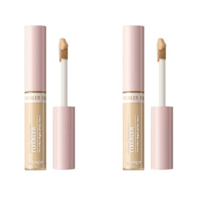 THE SAEM Cover Perfection Fixealer 02 Rich Beige 6.5g*2Pcs - FREE SHIPPING