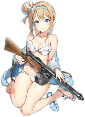 Suomi Midsummer Pixie Girls Frontline Anime Weatherproof Sticker 6'' Car Decal