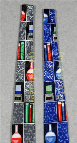 CHEMISTRY BLOX-TEST TUBES FLASK MOLECULES SCIENCE TEACHER Steven Harris Necktie - Picture 4 of 5