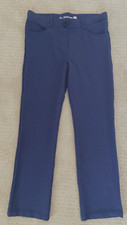Betabrand Navy Sz M S-Petite 7-Pocket Yoga Pants