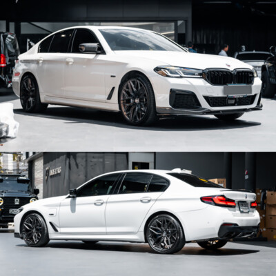 For BMW 5er G30 G31 530i 540i 17-24 Carbon Fiber Replacement Side