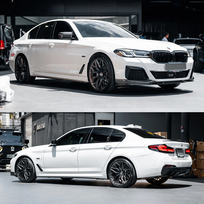 Cubiertas de espejo retrovisor lateral de repuesto de fibra de carbono para BMW Serie 5 G30 G31 530i 540i 17-24 Foto 2 de 4