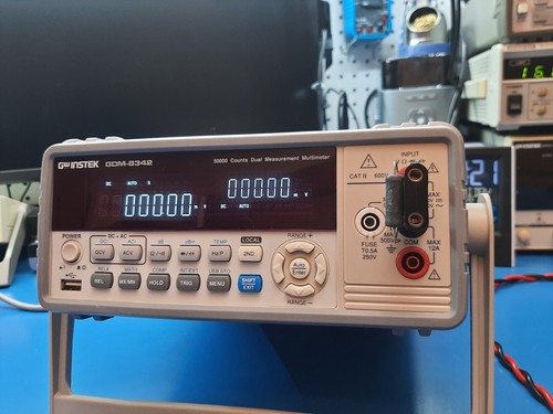 GW Instek GDM-8342 Dual Display Bench Multimeter w/USB CLEAN TESTED WORKS - Picture 10 of 24