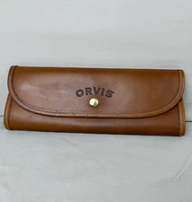 Orvis Galco Travel Map Road Atlas Leather Case with Magnifying Glass Made in USA