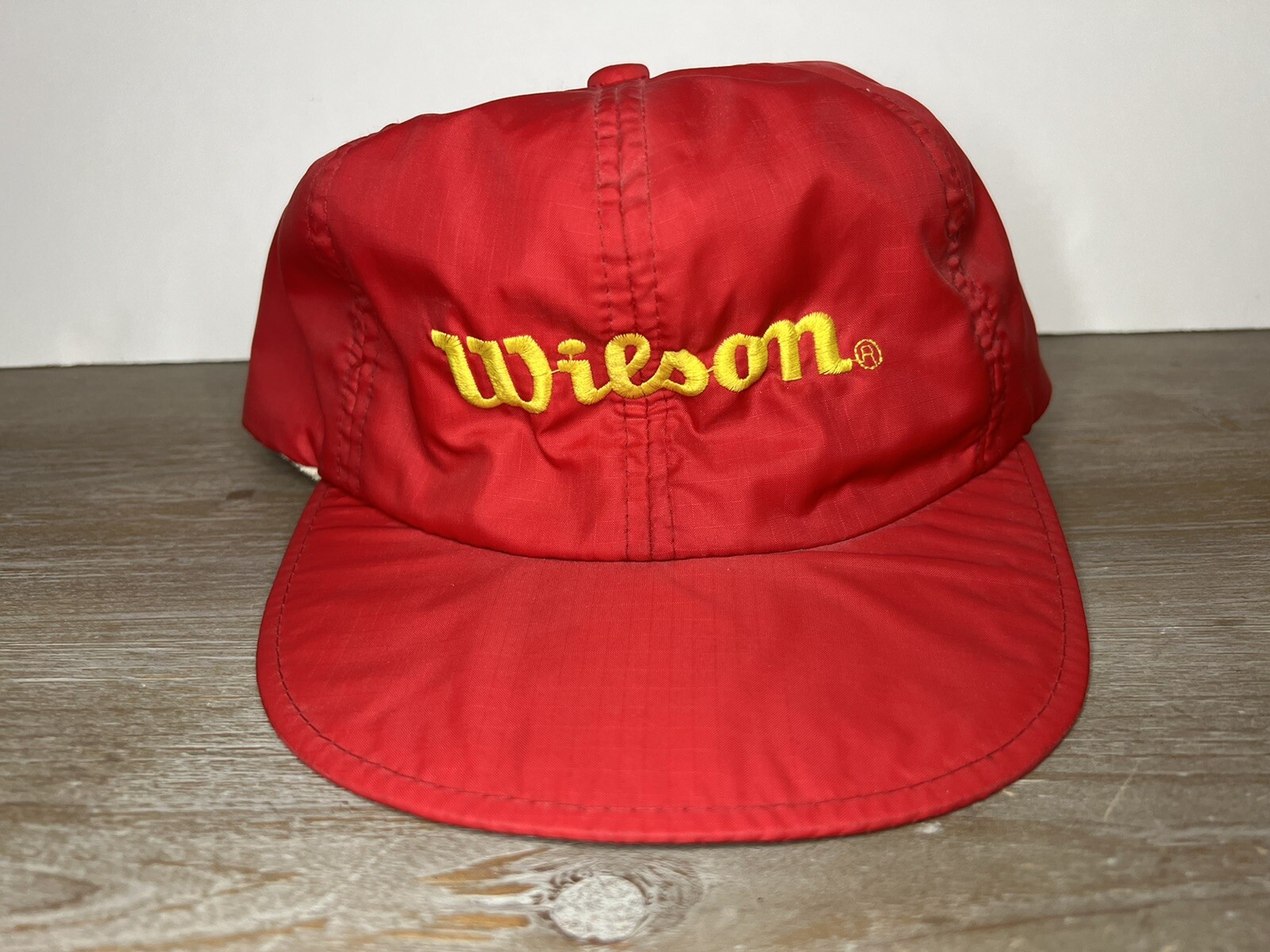 RARE Vintage 80’s Wilson Tennis Ball Hat Nylon Yupoon… Gem