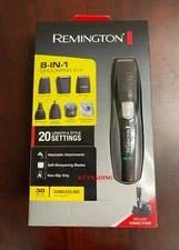 REMINGTON Rechargeable Nose Ear Hair Body Detail Trimmer Complete Grooming Kit 