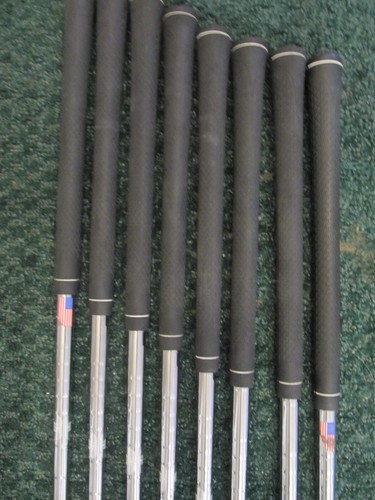 PING G10 YELLOW DOT IRONS 4-9-UW-SW, NO PW, PING AWT REGULAR FLEX STEEL SHAFTS - Picture 2 of 22