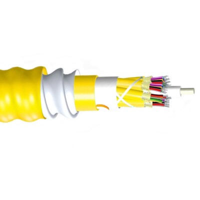 Commscope 760127837 48-Fiber Plenum interlock Aluminum Armor Fiber Indoor Cable