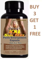 100% Natural Xxl Size Max,Enlargement Pills,Gain 4 Inches For Men 60 Caps Pack 1