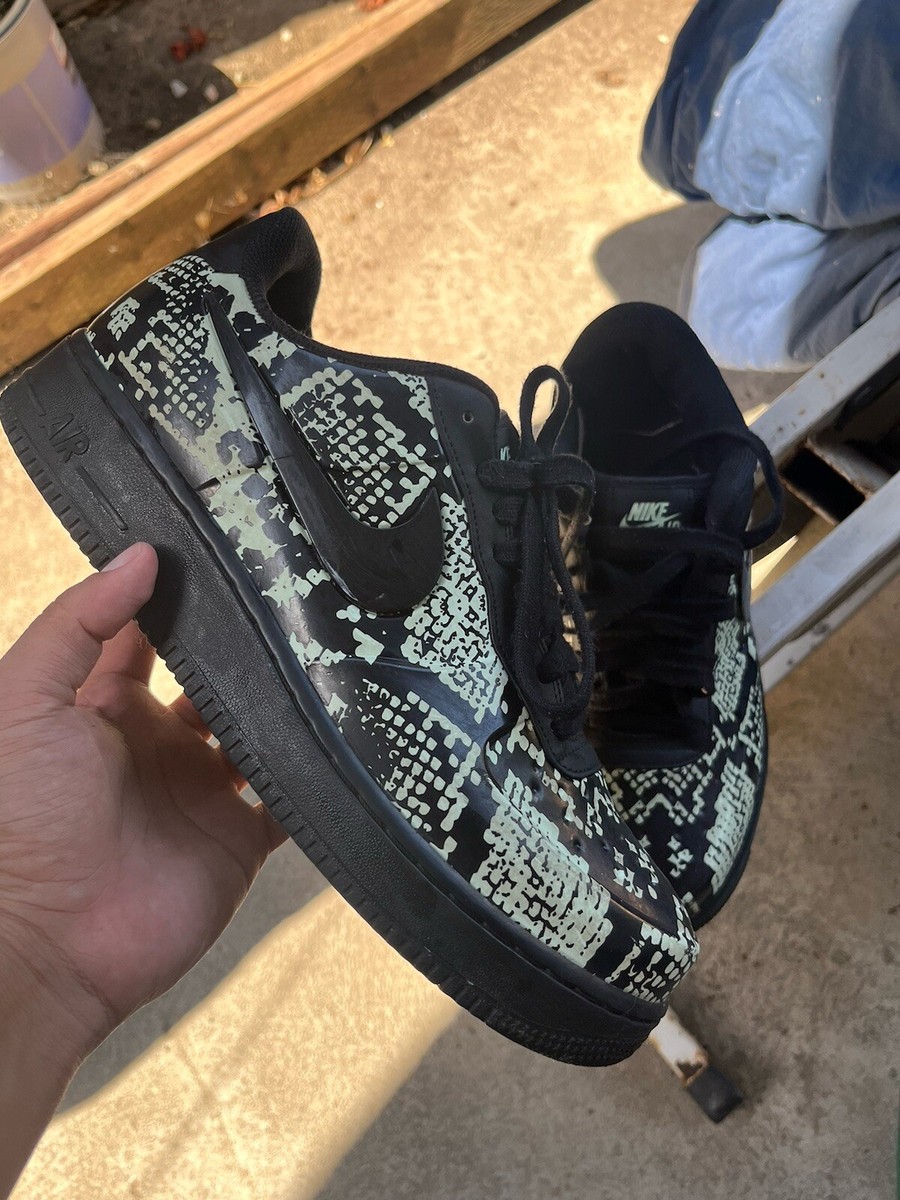 Size Nike Air Force Foamposite Pro Cup Glow Snakeskin