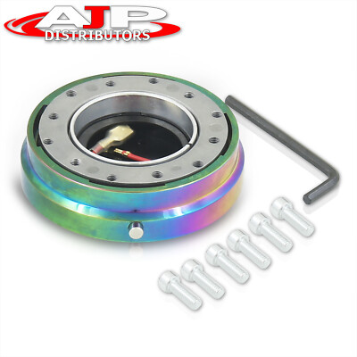 6-Bolt Quick Release Aluminum Steering Wheel Hub Adapter Attachment For Nissan