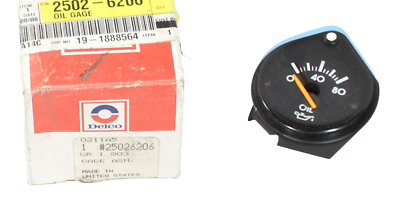 #ad Oil Pressure Gauge 1984 1985 Chevrolet OEM Delco GM 25026206 $199.96