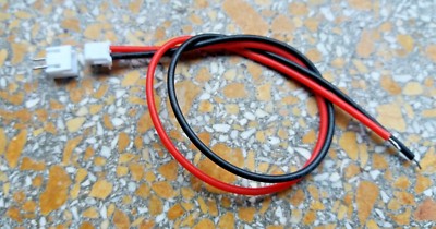 JST ZH 1,5 mm 2-Pin Stecker und Buchse ca.15 cm Kabel
