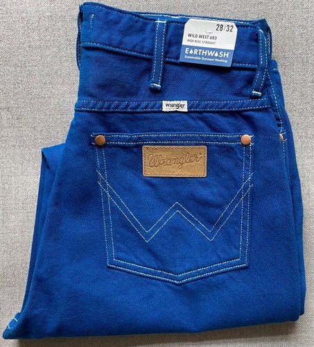 WRANGLER® WILD WEST 603 HIGH RISE DRITTO Daphne blu W28 L32 - Foto 6 di 12