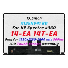 LCD Touchscreen Assembly X135NV41 R0 for HP Spectre x360 14-EA0043TU 14-EA0044TU