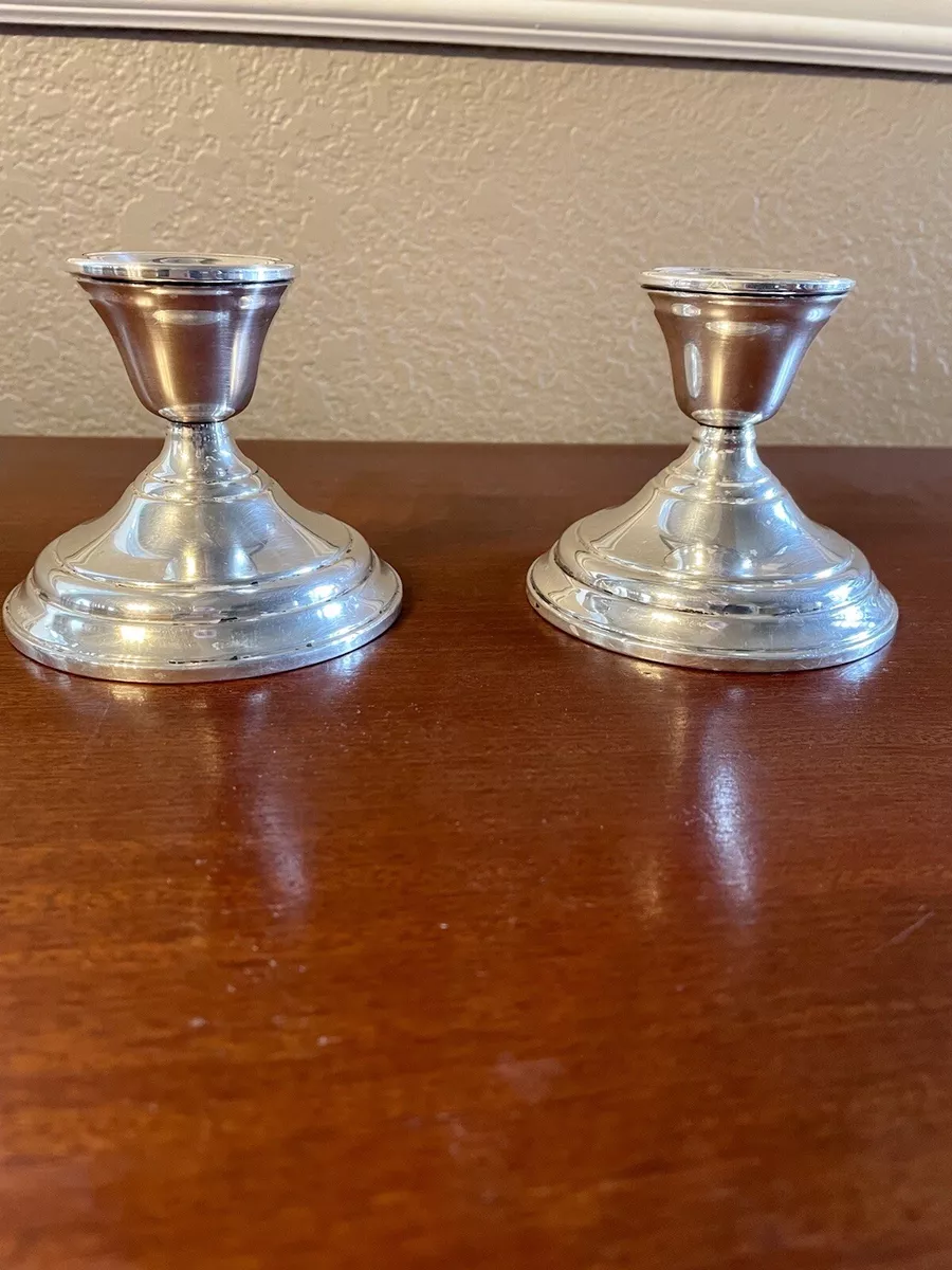International sterling silver best sale candlesticks