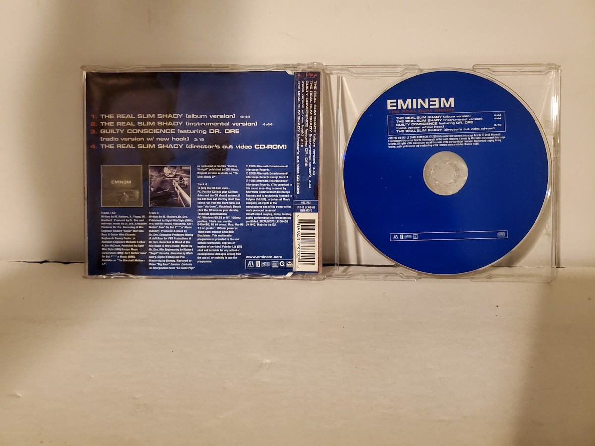 Eminem Stan The Real Slim Shady UKオリジナル盤 Eminem – The Real Slim Shady – Vinyl (12