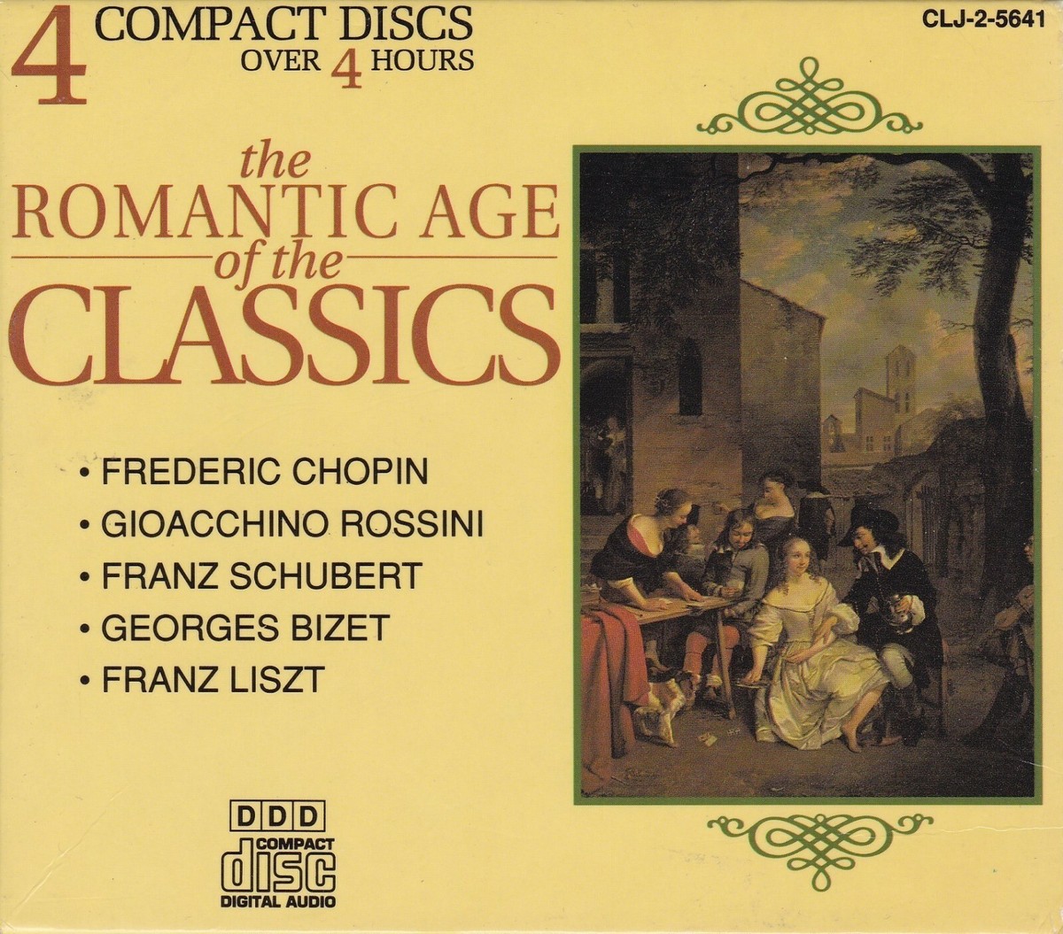 The Romantic Age of the Classics (4-Disc CD Set) Volumes 1 - 4