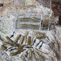 Lead Clip Karpfen Montagen Sortiment 40 Teile Carp Tackle Karpfenmontagen Rigs