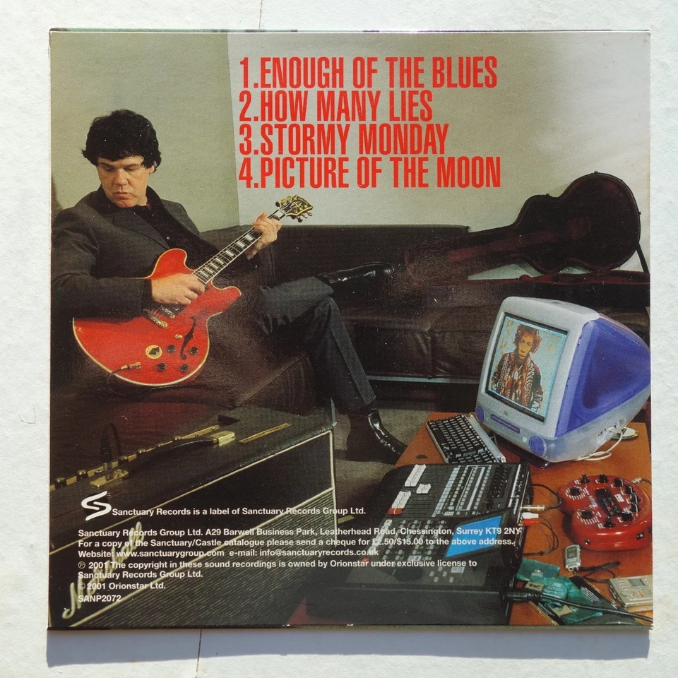 Gary Moore ‎– Back To The Blues  PROMO-CD Excerpts Sanctuary Records ‎– SANP2072 - Bild 4 von 4