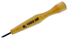 Mikisyo 3mm Power Grip Woodworking Tool Skew Angled Wood Carving Corner Chisel