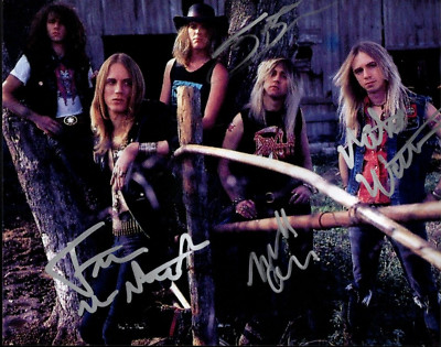 GFA Jason McMaster x4 Band * DANGEROUS TOYS * Signiertes 8x10 Foto BEWEIS D1 COA