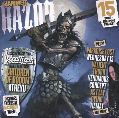 Various - Razor: 15 Bone-Snapping Tracks! (CD 2008) Metal Hammer Promo July 2008
