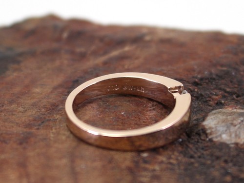 Christ Ring aus 585/14k Gelbgold | mit ein Diamant 0,10ct. - Picture 4 of 4