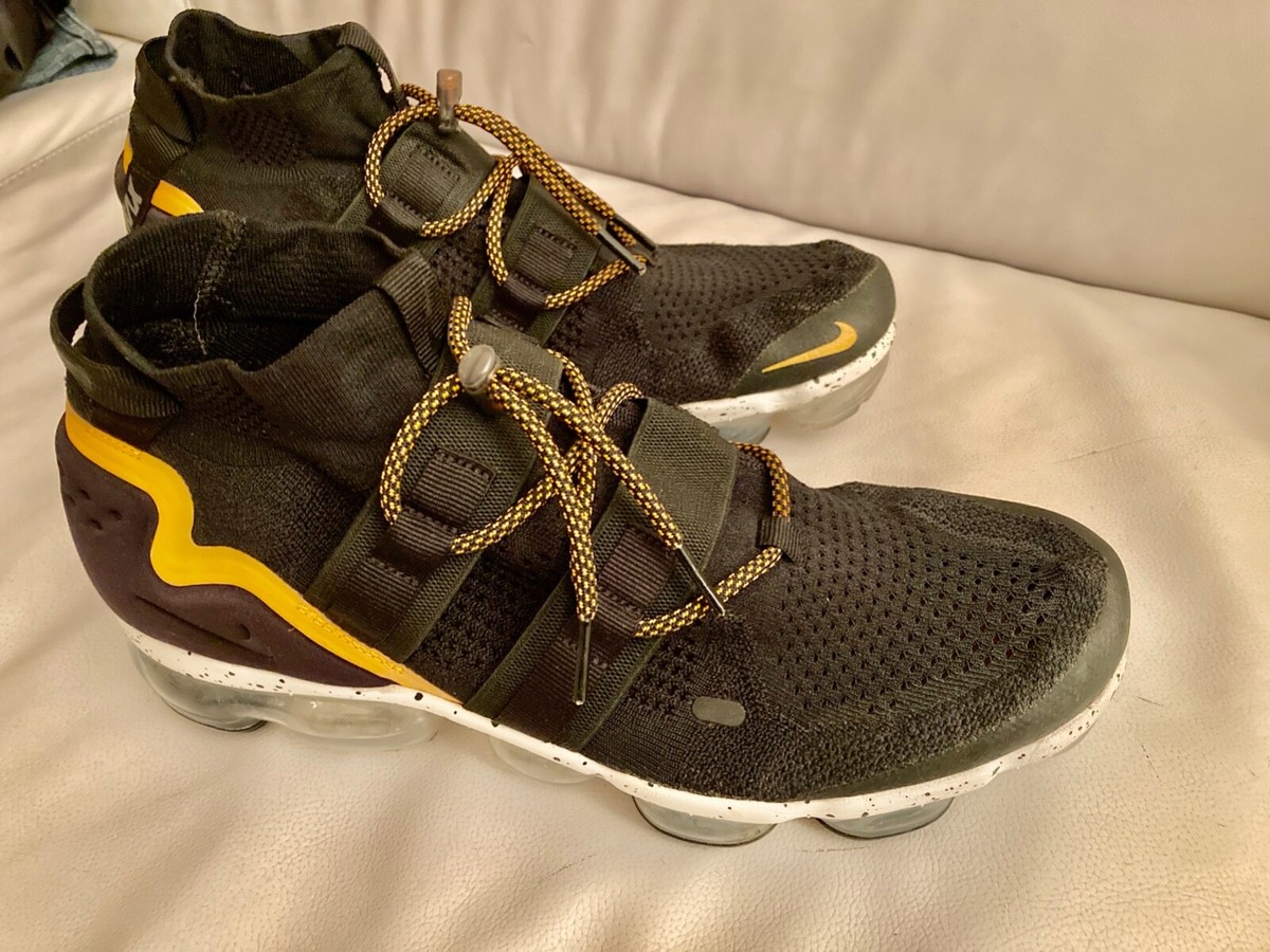 New Nike Air VaporMax Utility model Black with Orange Peel size