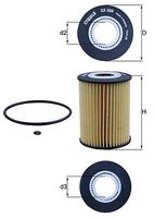 Mahle Ox 380D ÖLfilter FüR Chrysler Jeep MERCEDES-BENZ