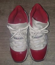 2022 Nike Air Jordan 11 Retro Youth Size 6y Red white Shoes 378038 116