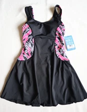 Dolfin Women's $108 St. Lucia Raspberry Chlorine Resistant Swimdress size 8