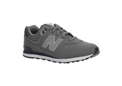 New Balance 574 Big Kids Running Shoes Sneakers KL574A6G - Charcoal/Navy